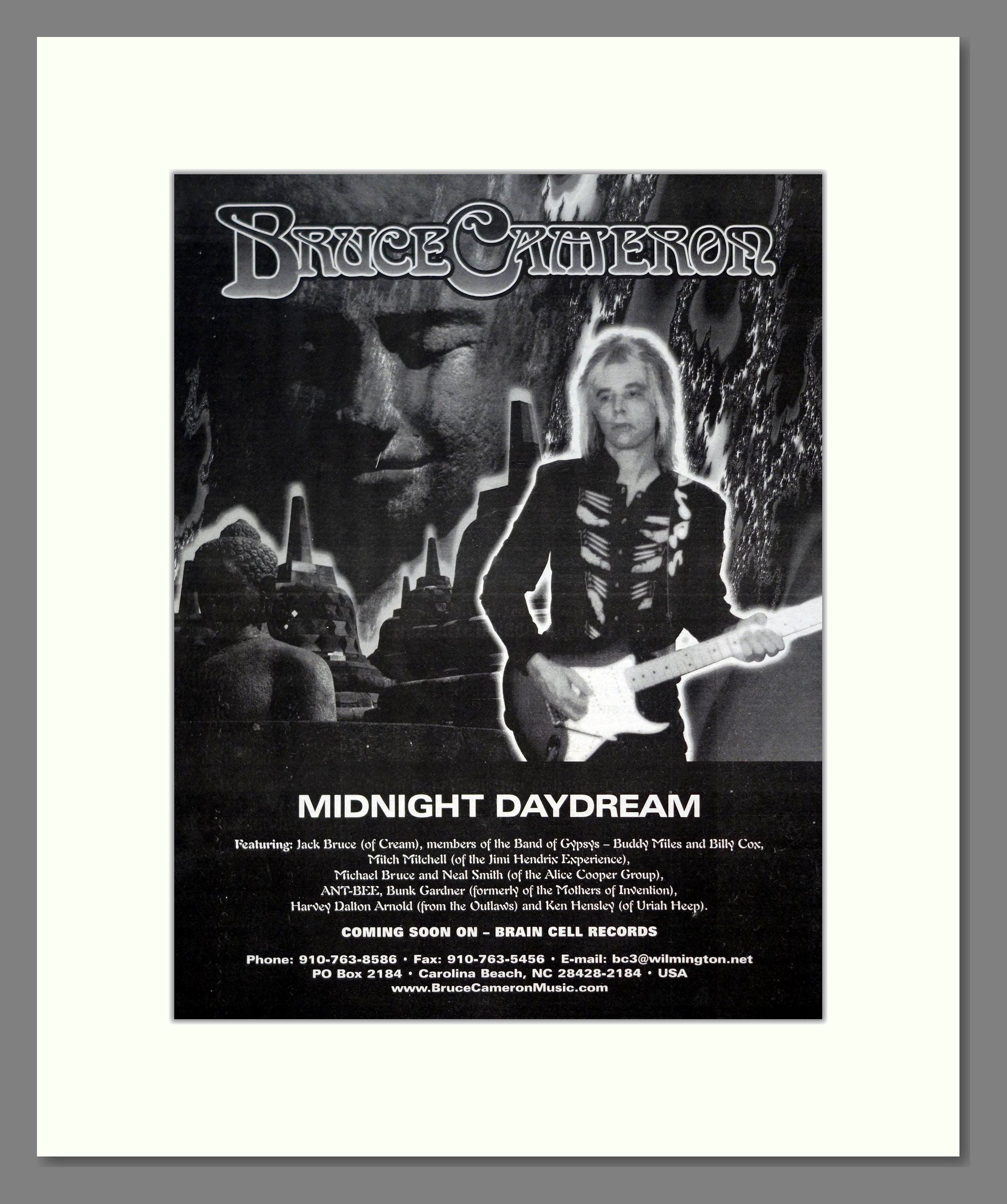 Bruce Cameron - Midnight Daydream. Vintage Advert 1999 (ref AD21038)