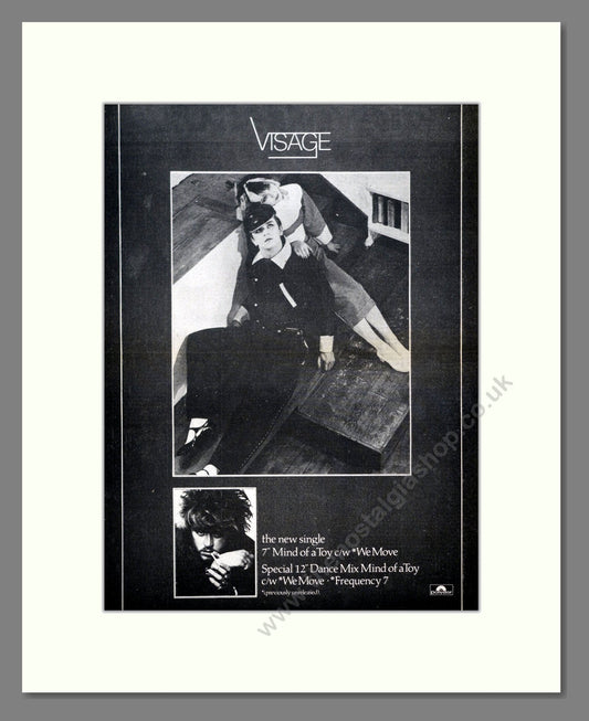 Visage - Mind Of A Toy. Vintage Advert 1981 (ref AD21051)