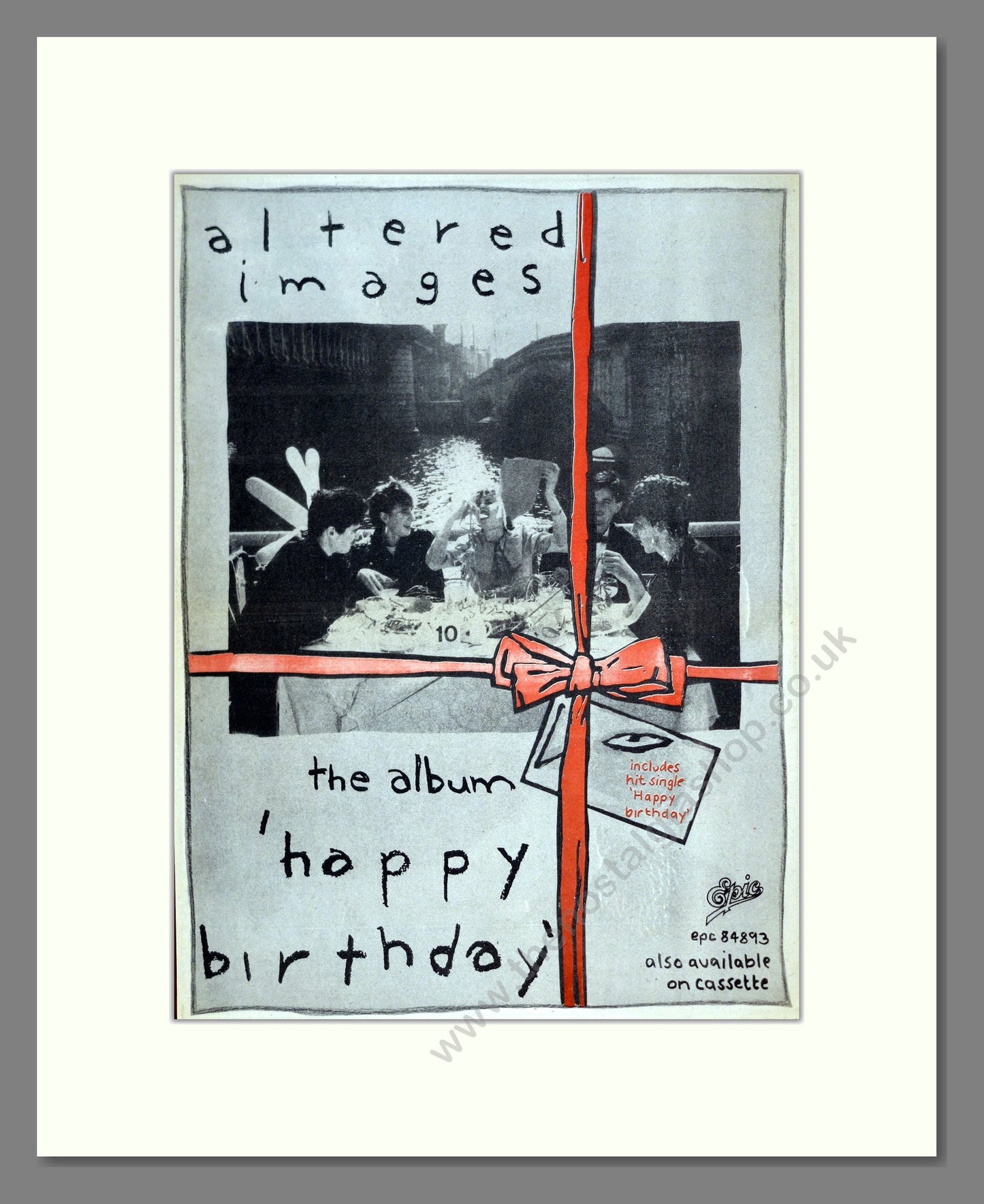 Altered Images - Happy Birthday. Vintage Advert 1981 (ref AD21055)