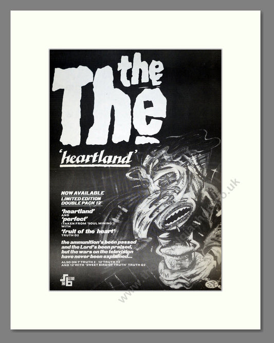 The The - Heartland. Vintage Advert 1986 (ref AD21073)