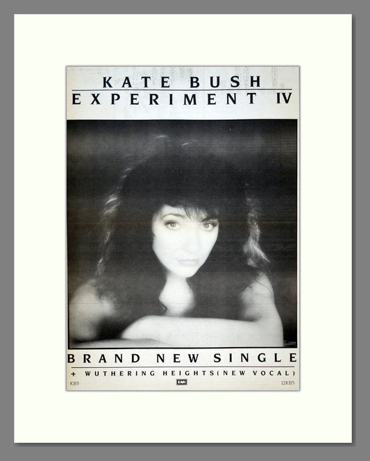 Kate Bush - Experiment IV. Vintage Advert 1986 (ref AD21082)