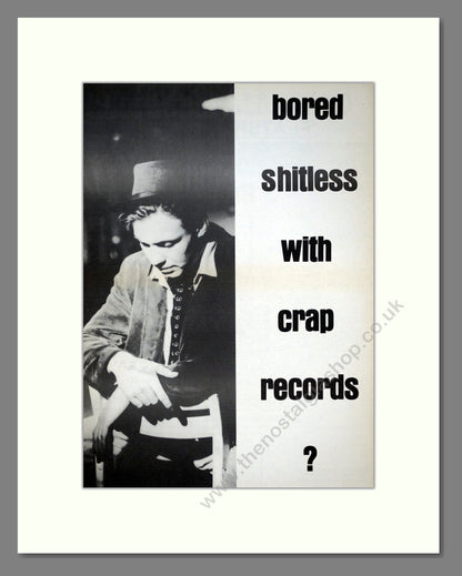 Martin Stephenson And The Daintees - Boat To Bolivia (Double Advert). Vintage Advert 1986 (ref AD21089)