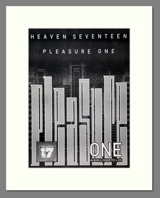 Heaven Seventeen - Pleasure One. Vintage Advert 1986 (ref AD21110)