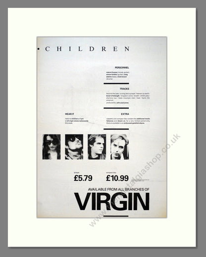 Mission (The) - Children (Double Advert). Vintage Advert 1988 (ref AD21118)
