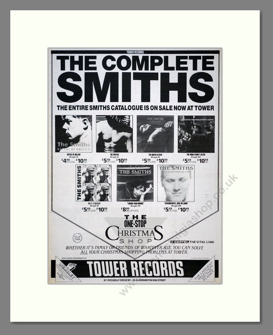 Smiths (The) - The Complete Smiths. Vintage Advert 1987 (ref AD21120)
