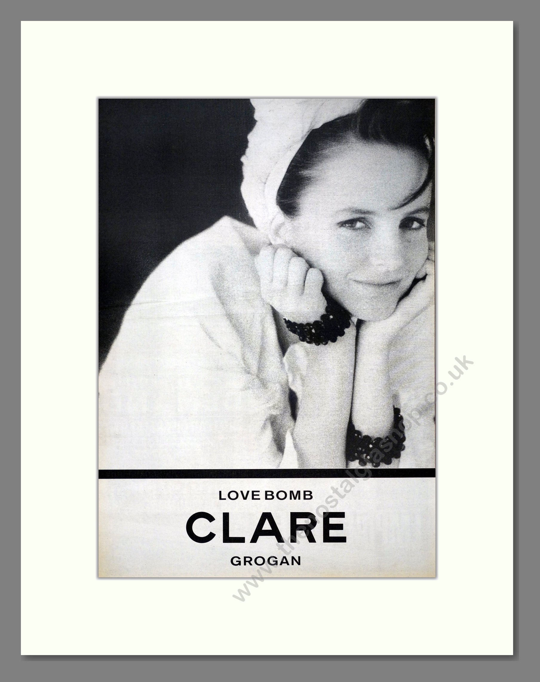 Clare Grogan - Love Bomb. Vintage Advert 1987 (ref AD21135)