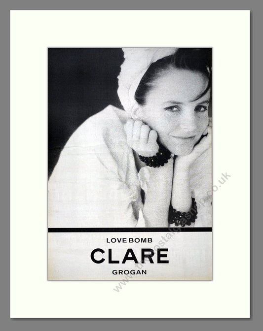 Clare Grogan - Love Bomb. Vintage Advert 1987 (ref AD21135)