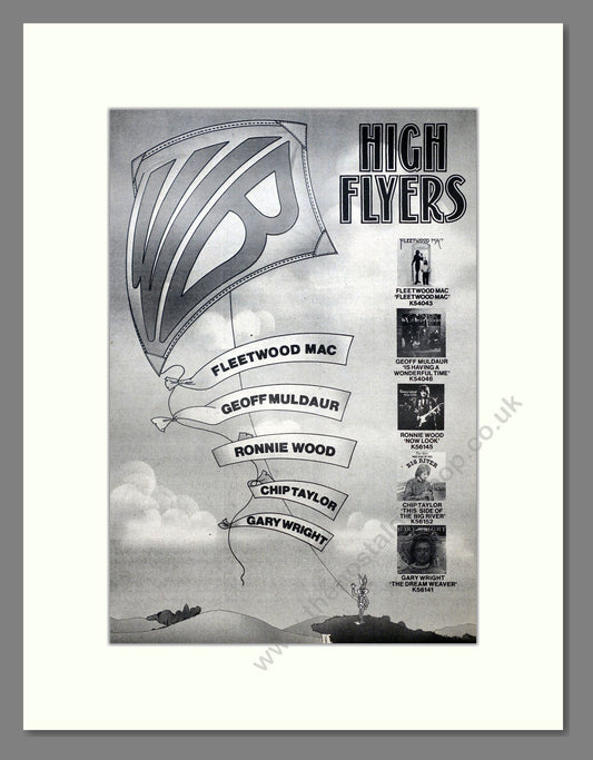 Various Artists (Warner Bros) - High Flyers. Vintage Advert 1975 (ref AD21152)