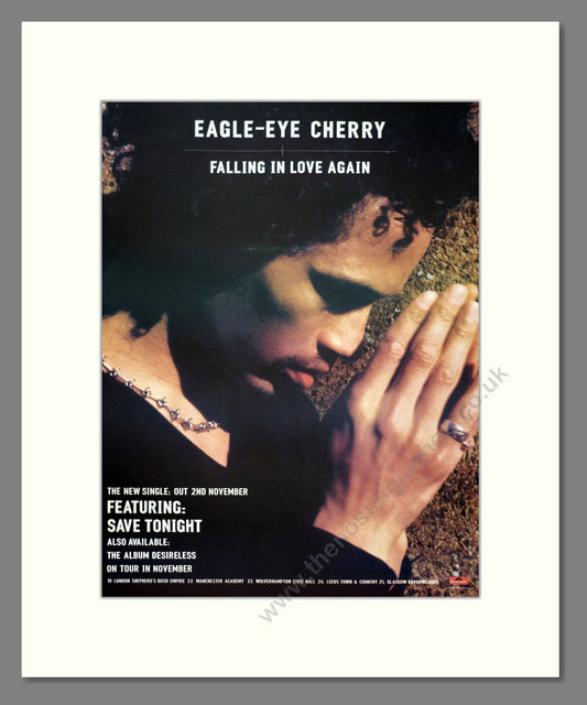 Eagle-Eye Cherry - Falling In Love Again. Vintage Advert 1998 (ref AD21158)