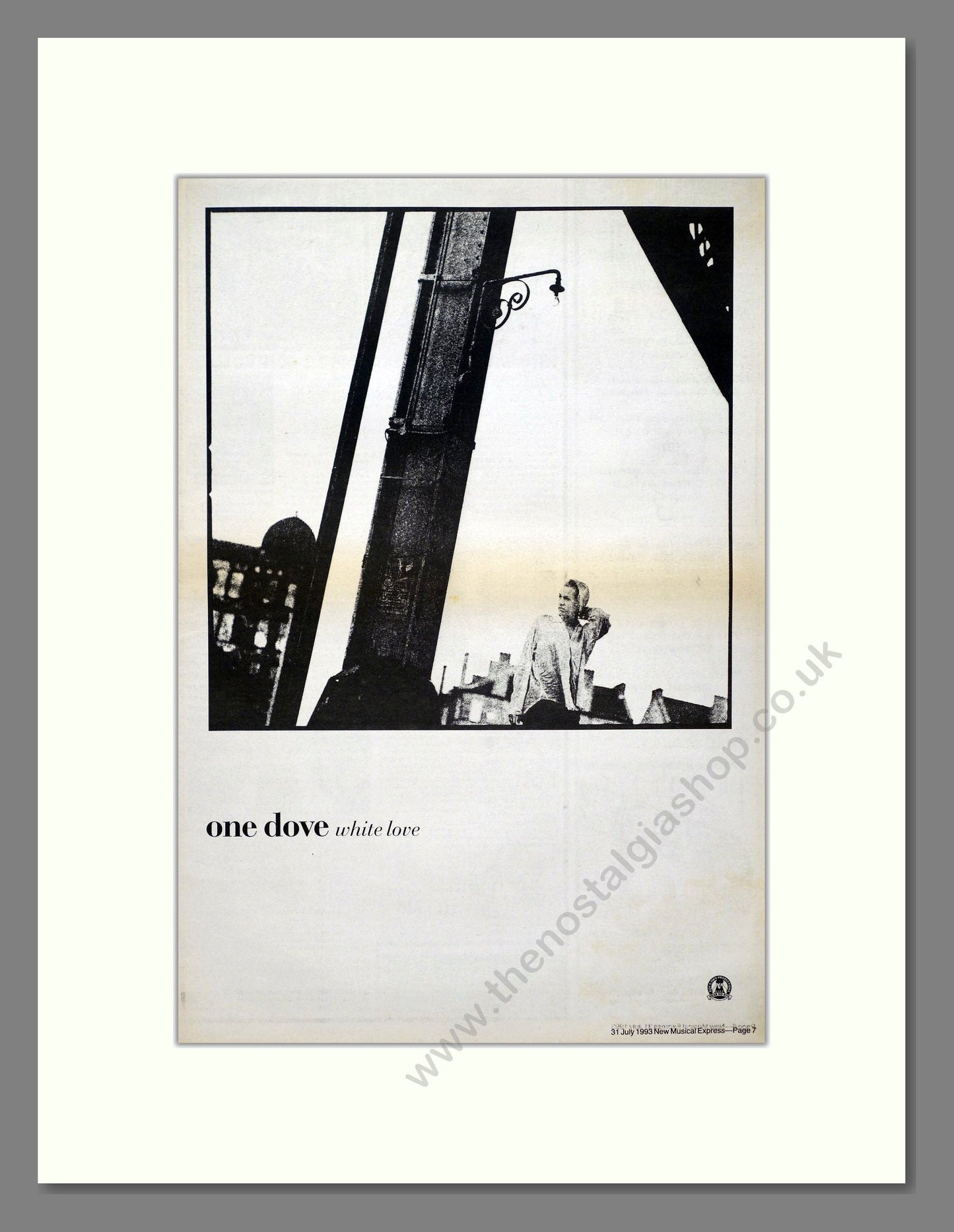 One Dove - White Love. Vintage Advert 1993 (ref AD21163)