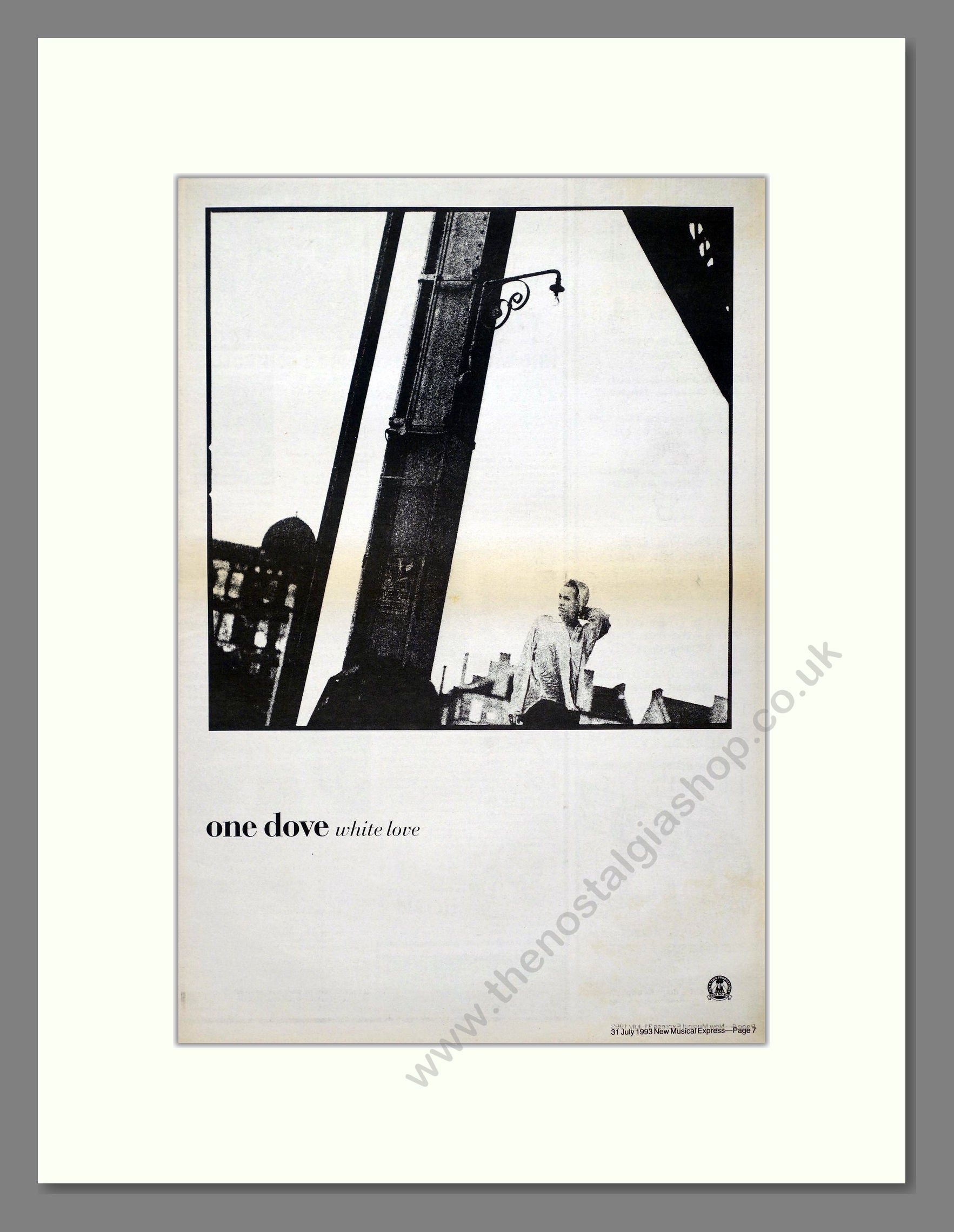 One Dove - White Love. Vintage Advert 1993 (ref AD21163)