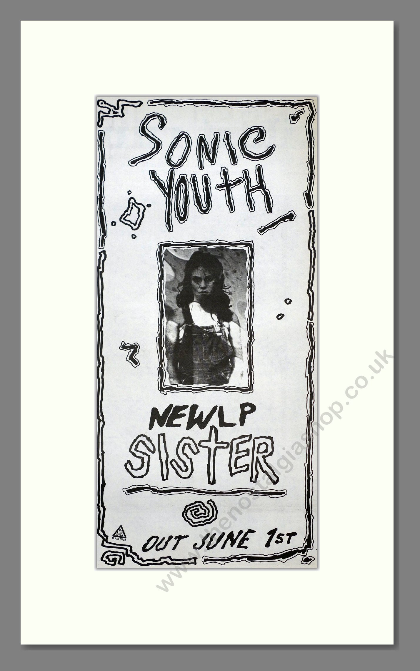 Sonic Youth - Sister. Vintage Advert 1987 (ref AD21174)