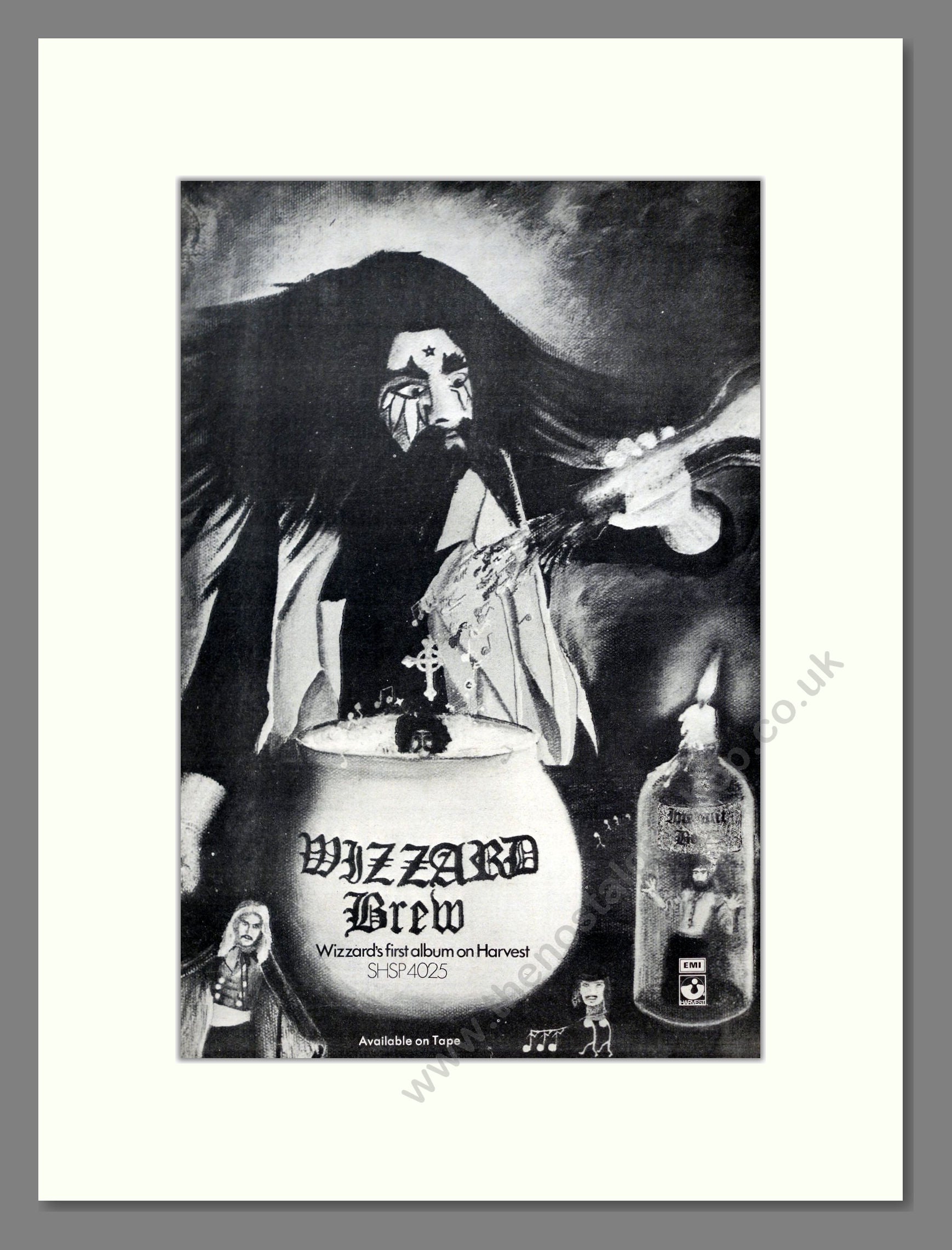 Wizzard - Brew. Vintage Advert 1973 (ref AD21175)
