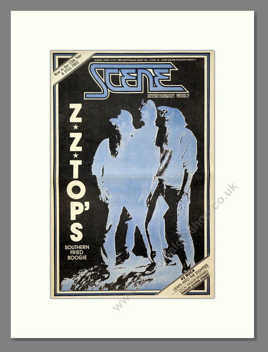 ZZ Top - Southern Fried Boogie. Vintage Advert 1983 (ref AD21180)