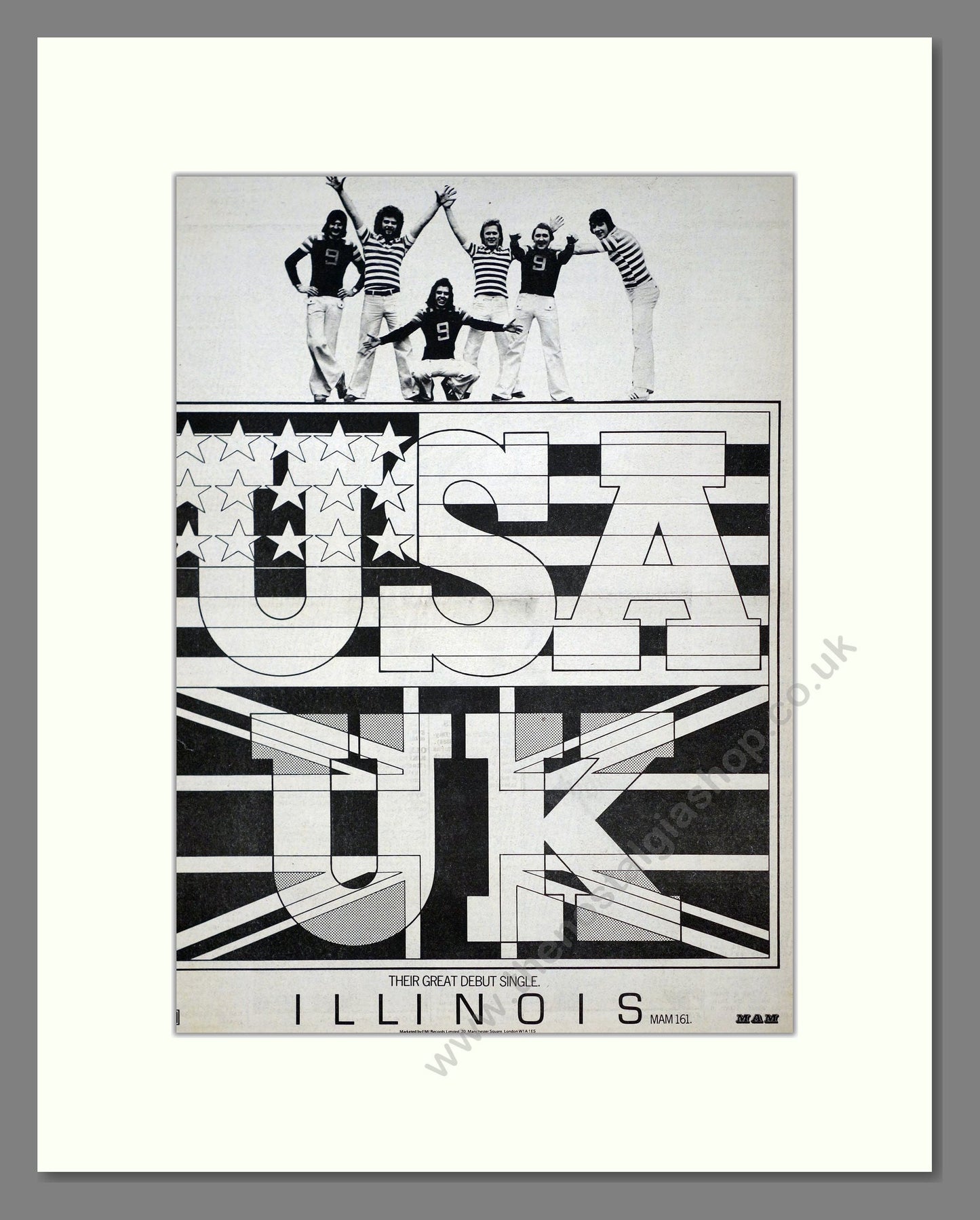 USA UK - Illinois. Vintage Advert 1977 (ref AD21181)