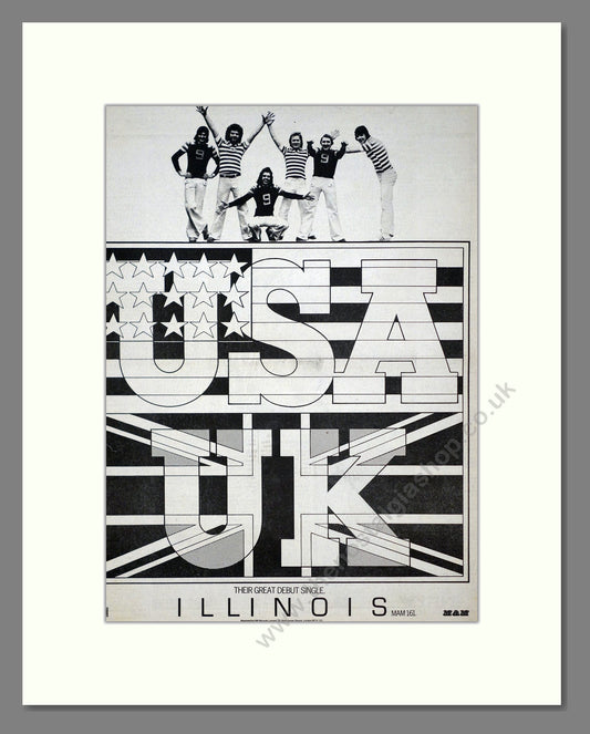 USA UK - Illinois. Vintage Advert 1977 (ref AD21181)