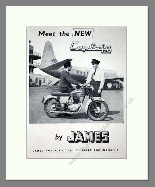 James - Captain 200. Vintage Advert 1959 (ref AD67150)