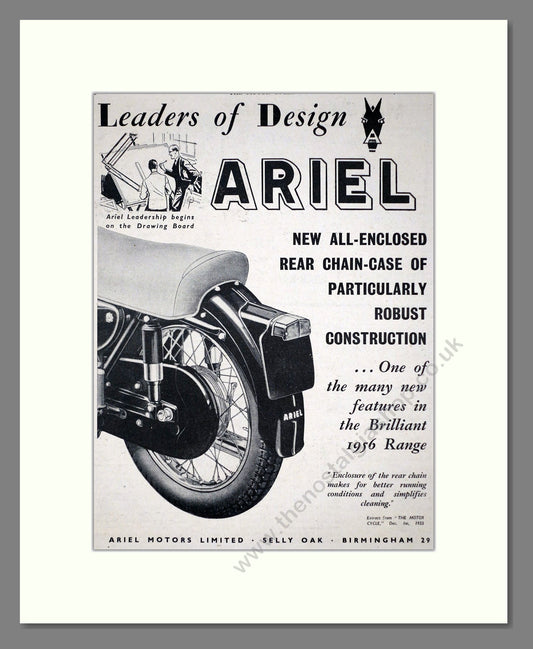 Ariel - Leaders Of Design. Vintage Advert 1956 (ref AD67188)