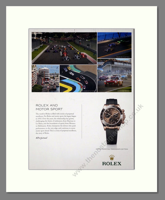 Rolex - Oyster Perpetual Cosmograph Daytona. Vintage Advert 2020 (ref AD67455)