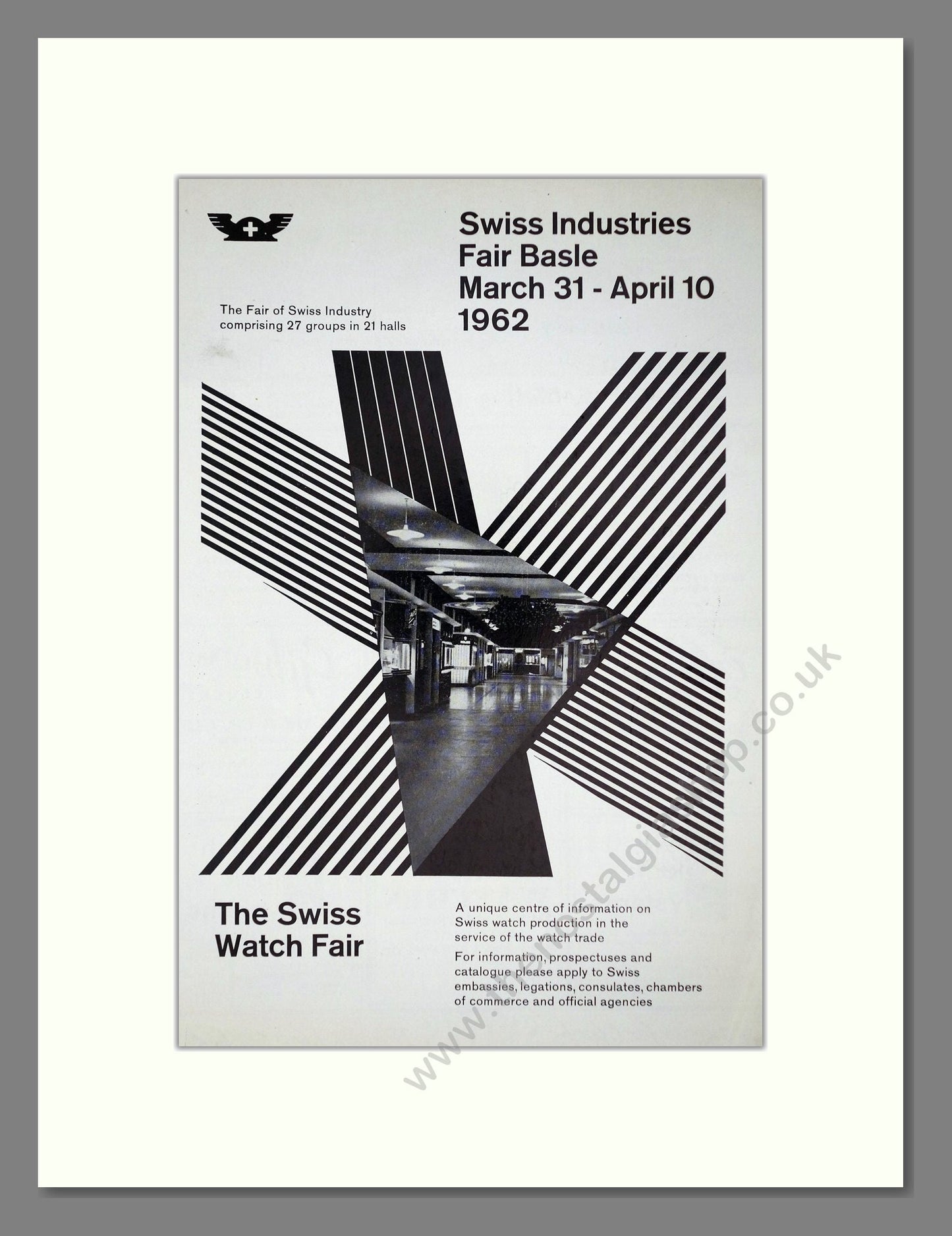 Swiss Industries - Watch Fair. Vintage Advert 1962 (ref AD67461)