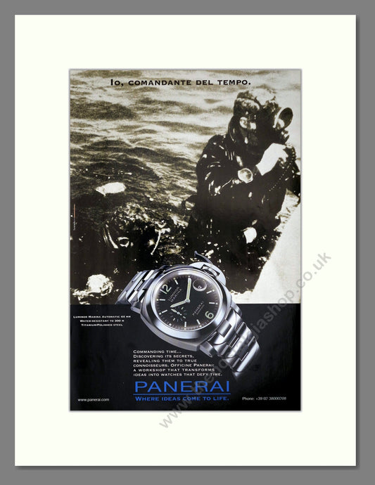 Panerai - Lumino Marina. Vintage Advert 2003 (ref AD67463)