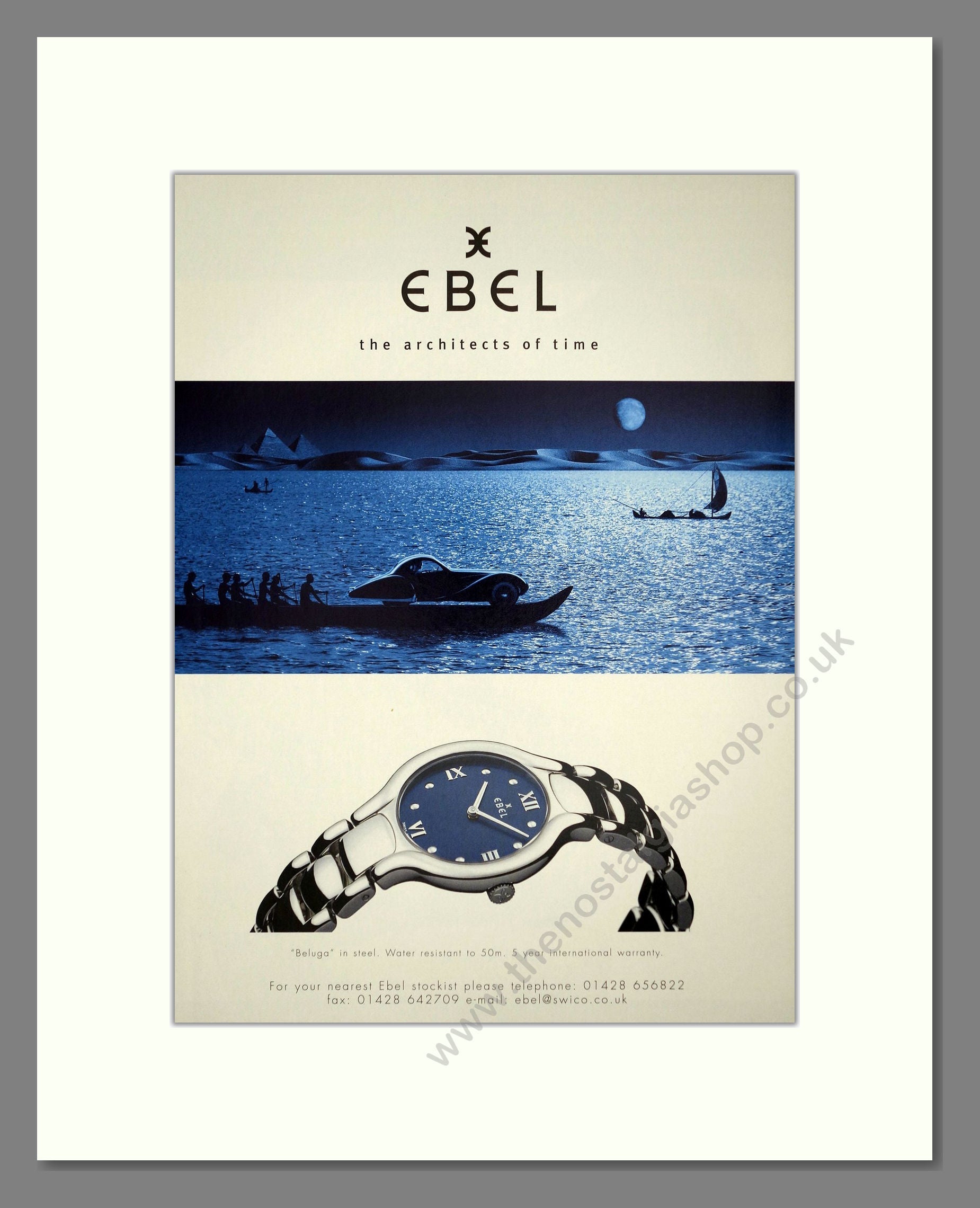 Ebel - Beluga. Vintage Advert 1998 (ref AD67475)