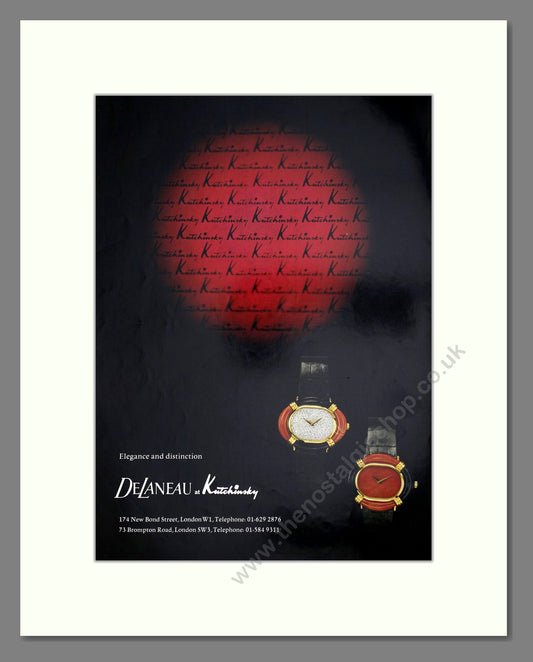 DeLaneau - At Kachinsky. Vintage Advert 1974 (ref AD67494)