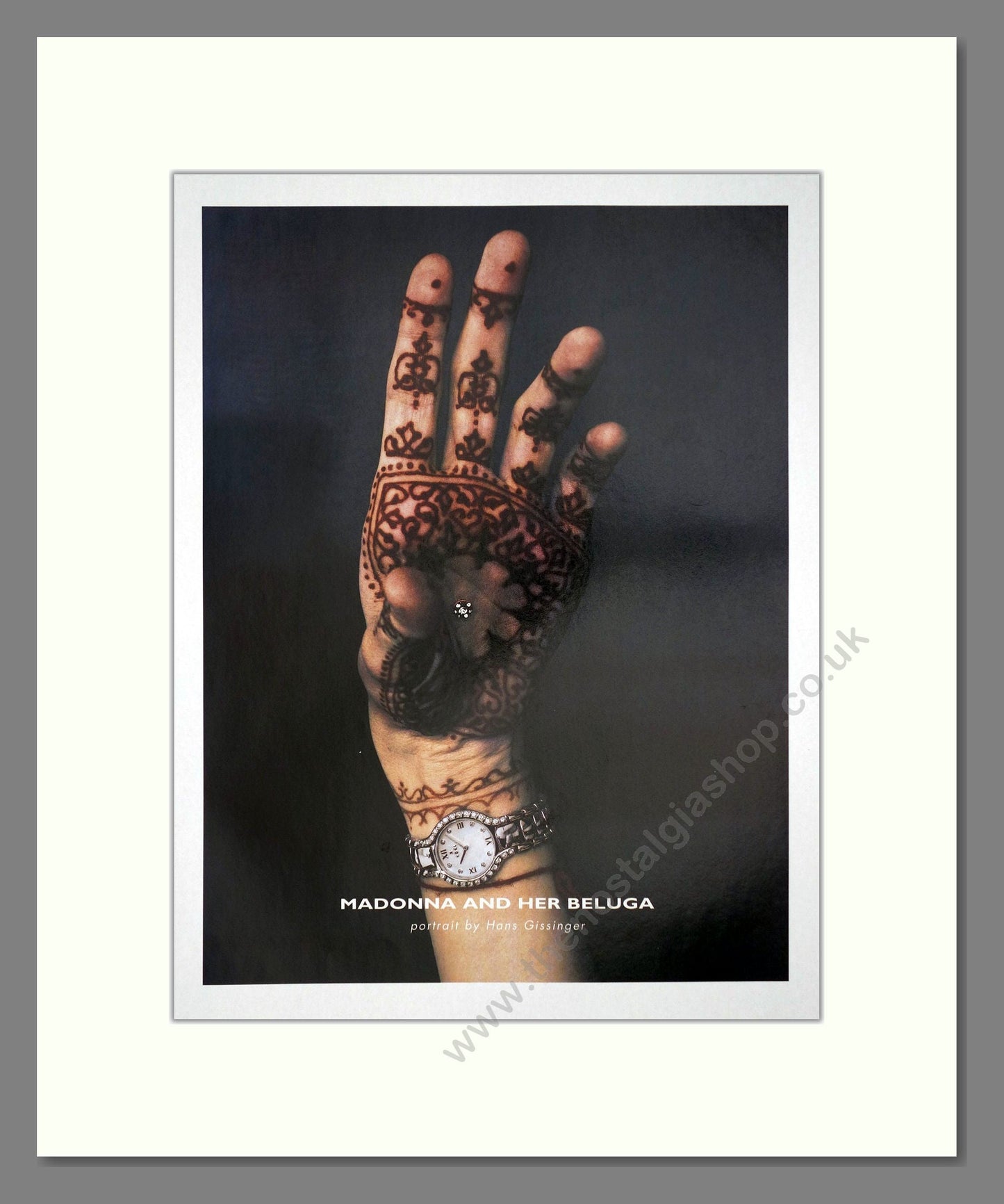 Ebel - Beluga (Madonna). Vintage Advert 1999 (ref AD67499)