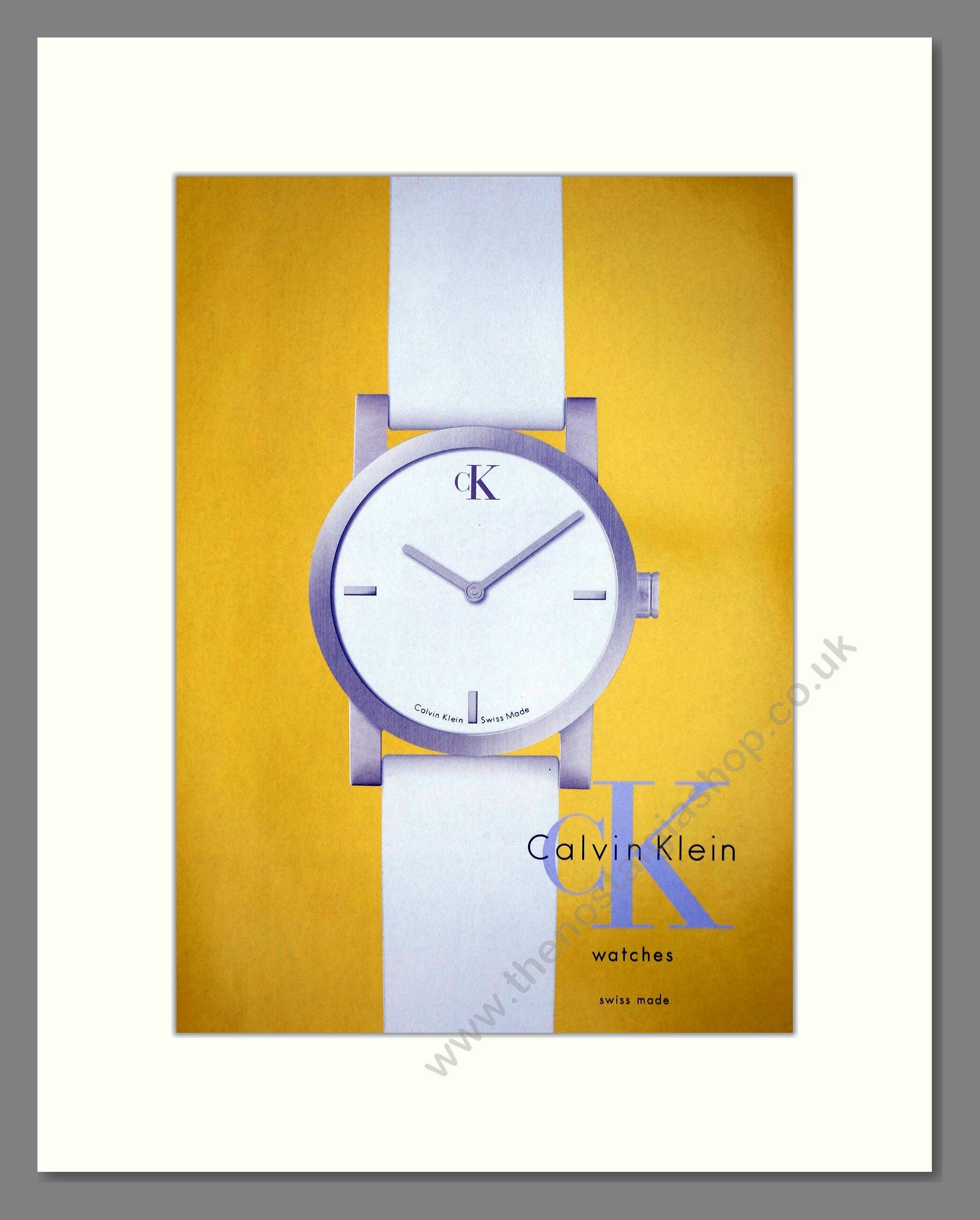 Calvin Klein - CK Watches. Vintage Advert 1999 (ref AD67505)