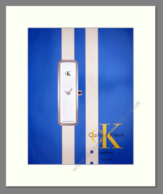 Calvin Klein - CK Watches. Vintage Advert 2000 (ref AD67506)