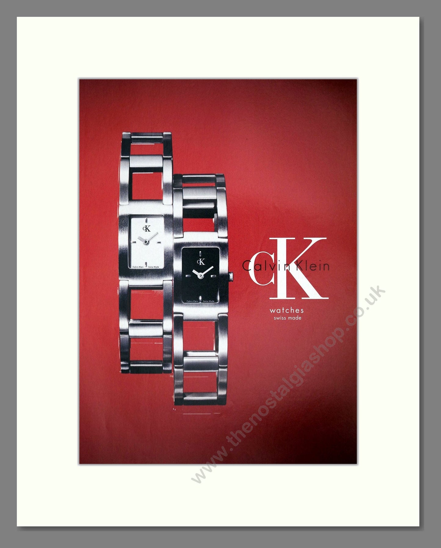 Calvin Klein - CK Watches. Vintage Advert 1998 (ref AD67507)