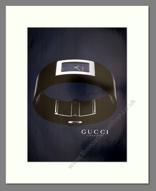 Gucci - Tank Watch. Vintage Advert 1999 (ref AD67511)