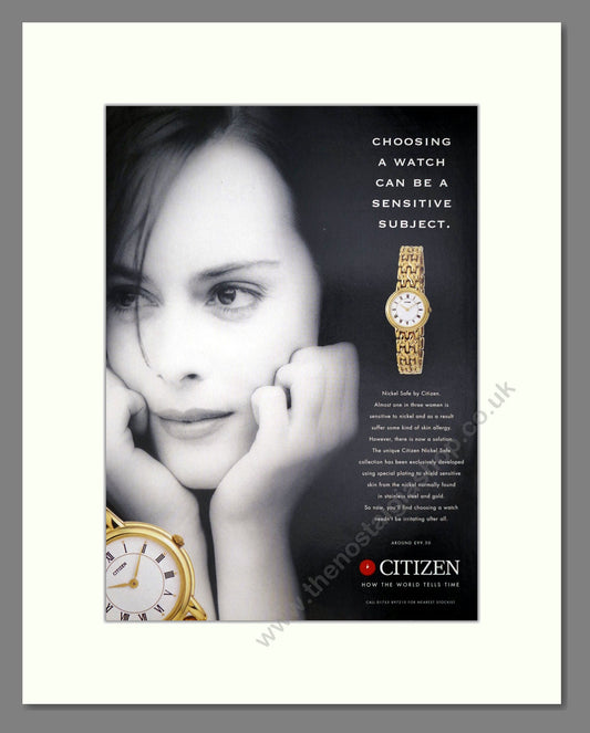 Citizen - Nickel Safe. Vintage Advert 1998 (ref AD67528)
