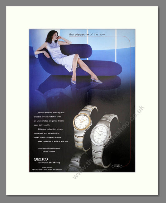 Seiko - Vivace. Vintage Advert 2002 (ref AD67546)