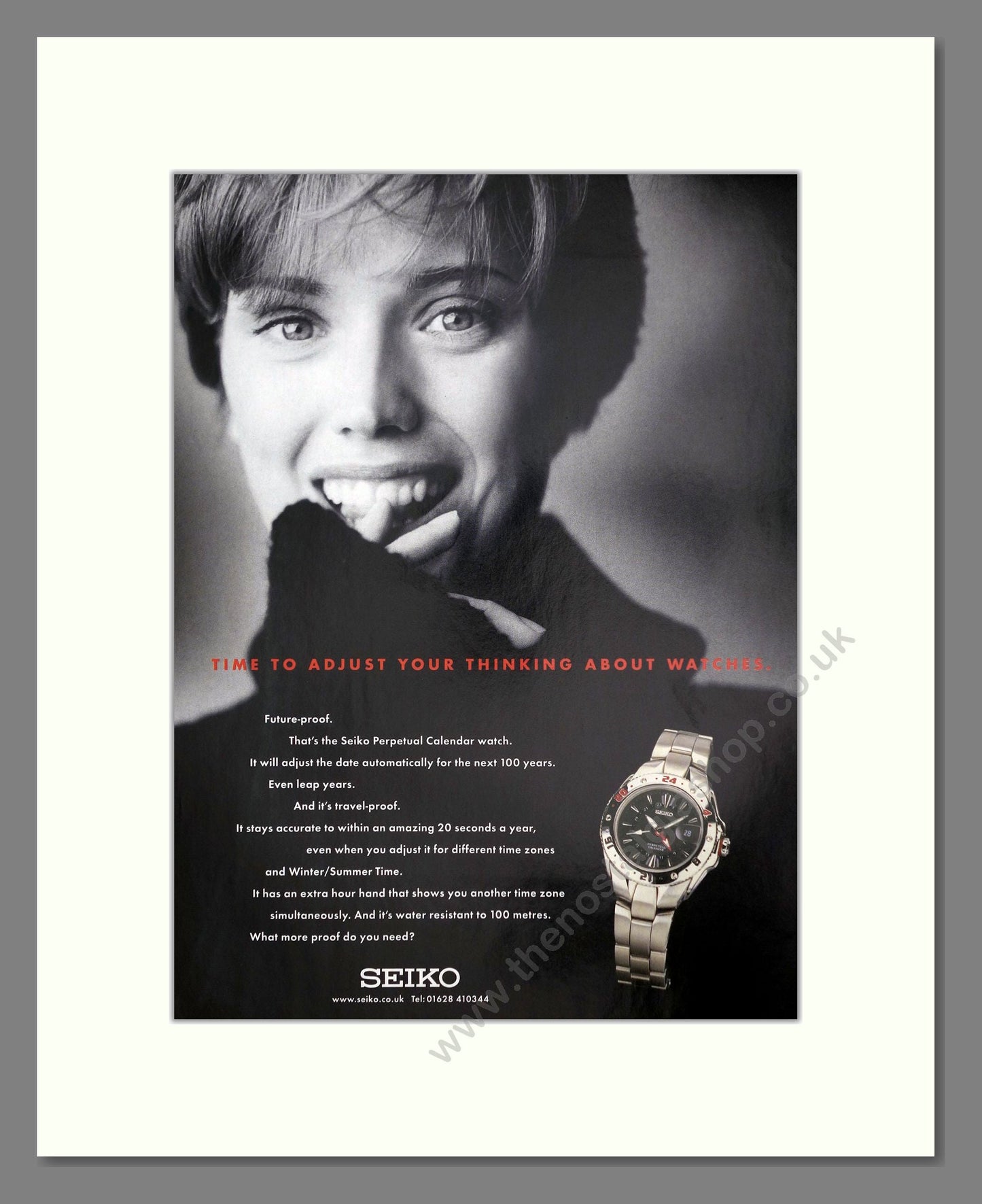 Seiko - Perpetual Calendar. Vintage Advert 1999 (ref AD67547)