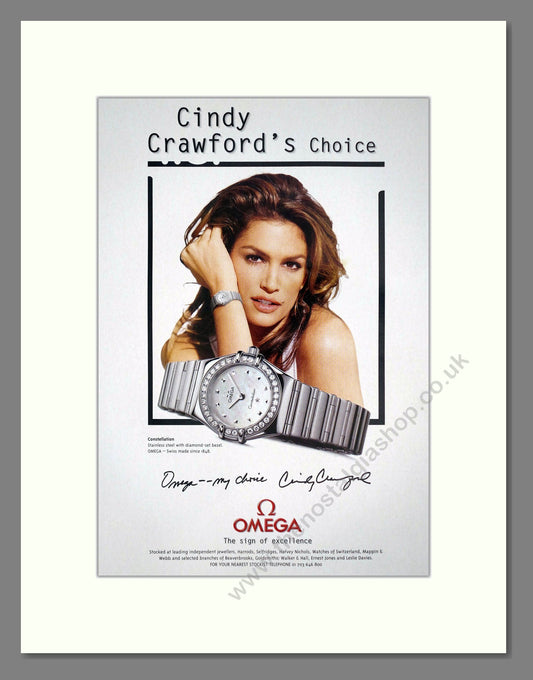 Omega - Constellation. Vintage Advert 1999 (ref AD67554)
