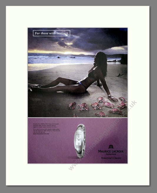 Maurice Lacroix - Intuition. Vintage Advert 2001 (ref AD67559)