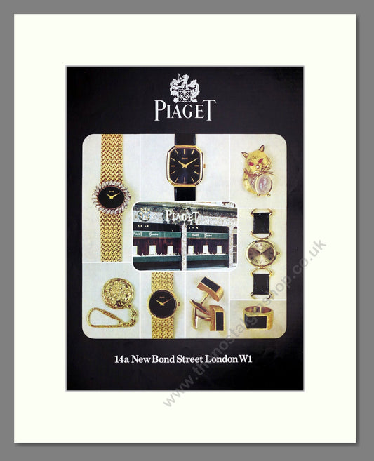 Piaget - Various Watches. Vintage Advert 1974 (ref AD67567)