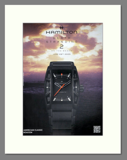 Hamilton - Death Stranding 2. Vintage Advert 2025 (ref AD67570)