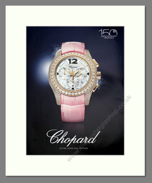 Chopard - 150th Anniversary Elton John. Vintage Advert 2010 (ref AD67578)