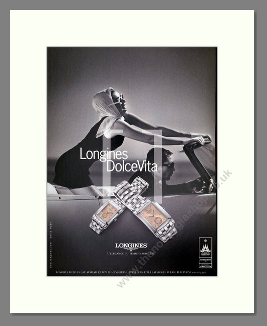 Longines - Dolce Vita. Vintage Advert 1998 (ref AD67582)