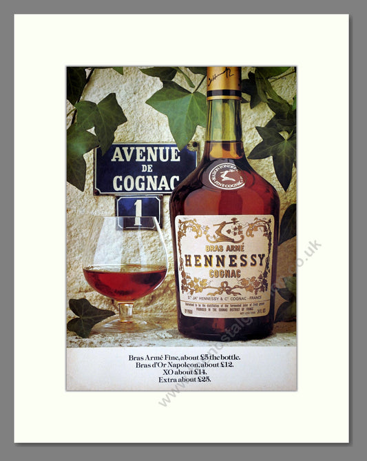 Hennessy - Brandy / Cognac. Vintage Advert 1975 (ref AD67590)