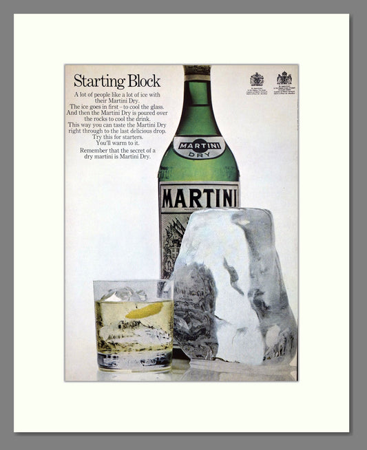 Martini - Vermouth. Vintage Advert 1970 (ref AD67595)