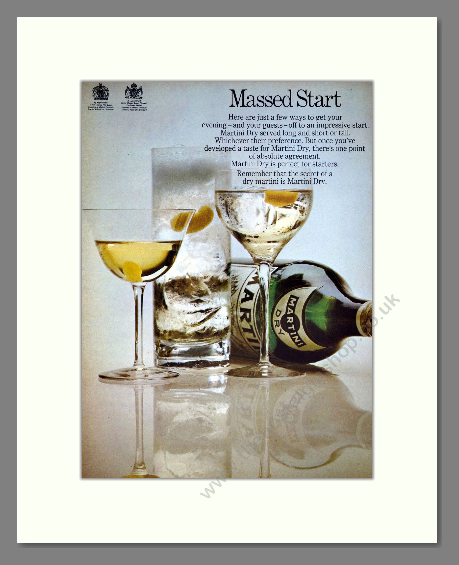Martini - Vermouth. Vintage Advert 1970 (ref AD67596)