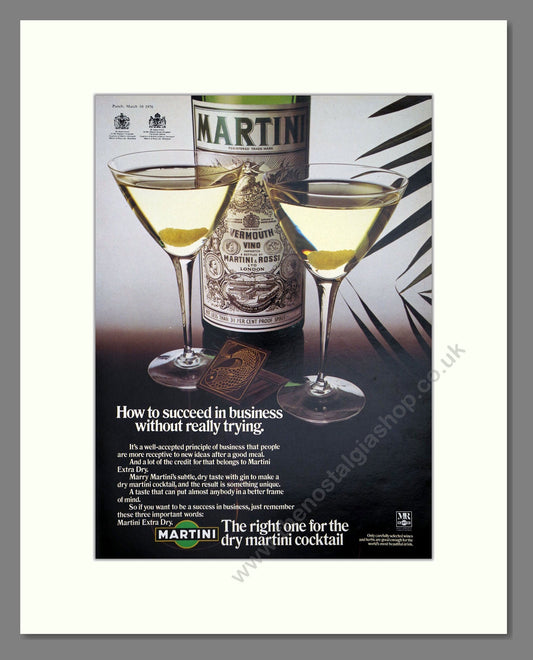 Martini - Vermouth. Vintage Advert 1976 (ref AD67600)