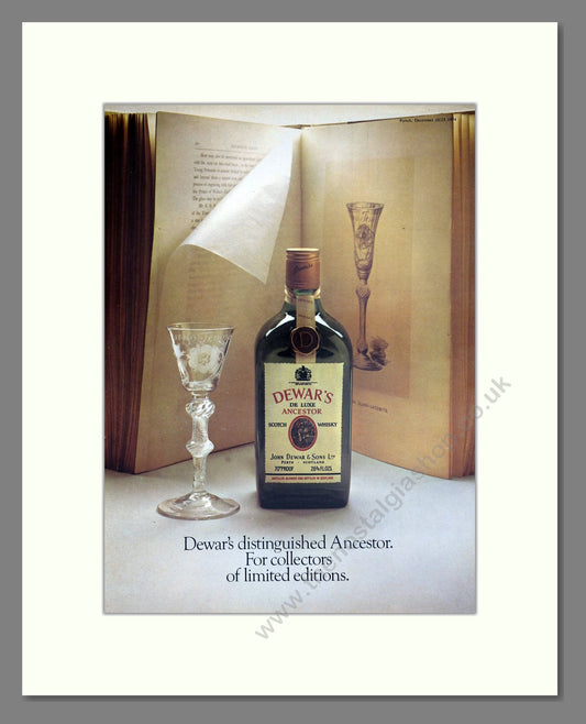 Dewar's - Scotch Whisky. Vintage Advert 1974 (ref AD67605)