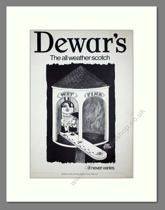 Dewar's - Scotch Whisky. Vintage Advert 1970 (ref AD67607)