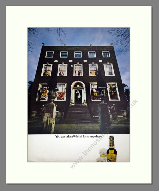 White Horse - Scotch Whisky. Vintage Advert 1968 (ref AD67614)
