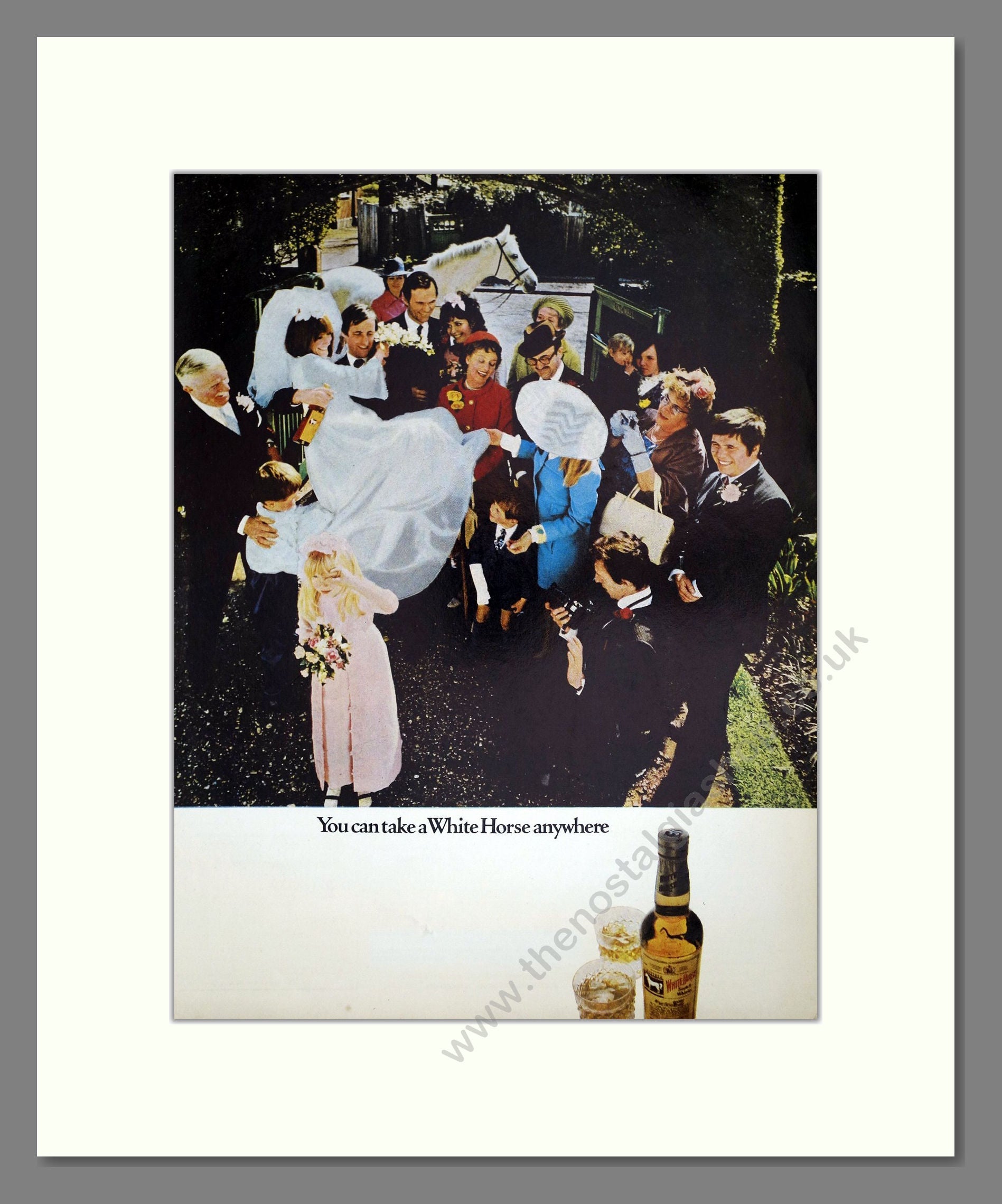 White Horse - Scotch Whisky. Vintage Advert 1968 (ref AD67615)