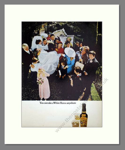 White Horse - Scotch Whisky. Vintage Advert 1968 (ref AD67615)